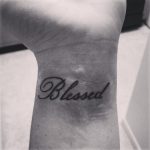 Blessed Wrist Tattoos Designs, Ideas And Meaning - Tattoos For You