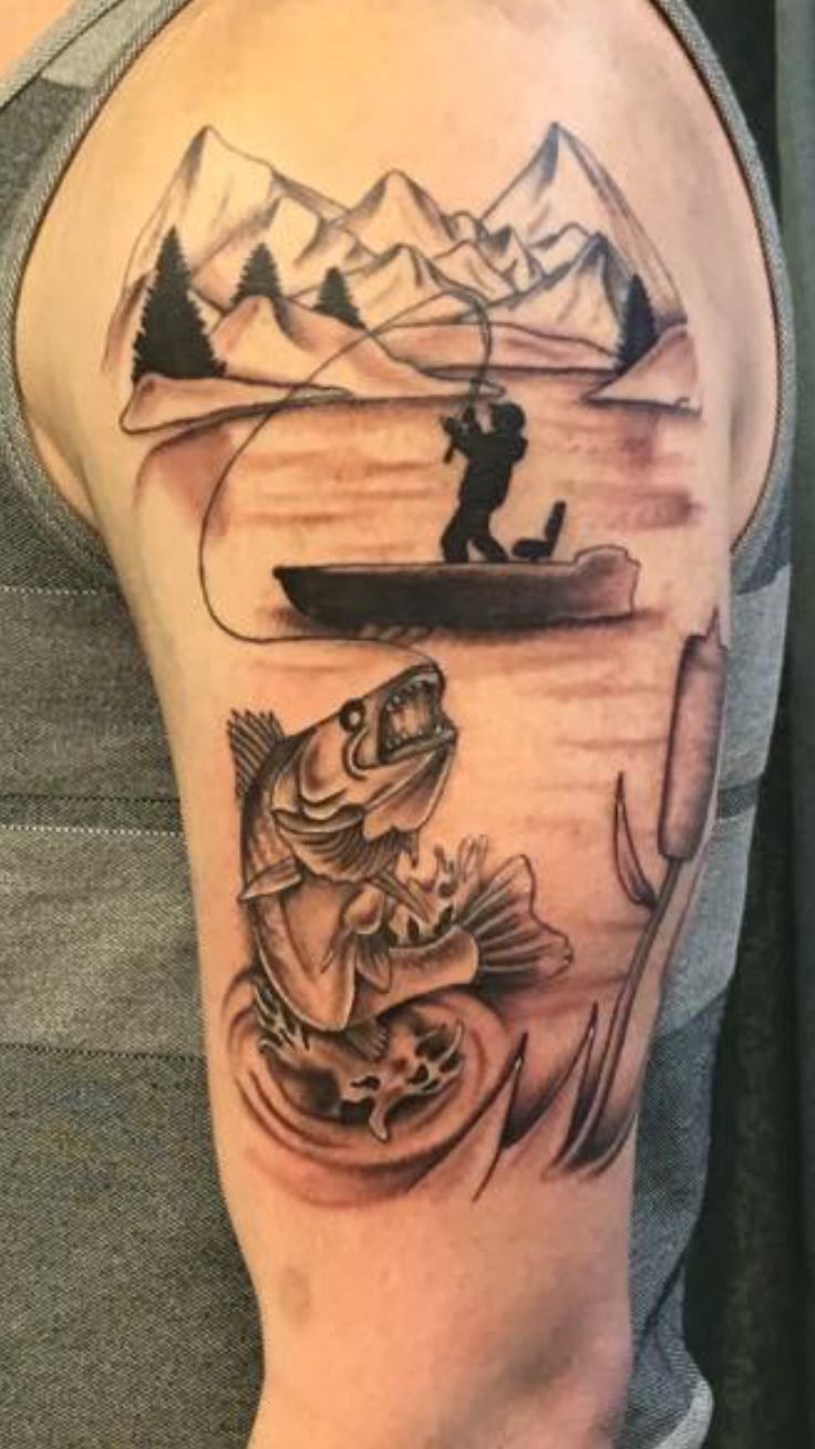 Fishing Tattoos Designs, Ideas and Meaning - Tattoos For You